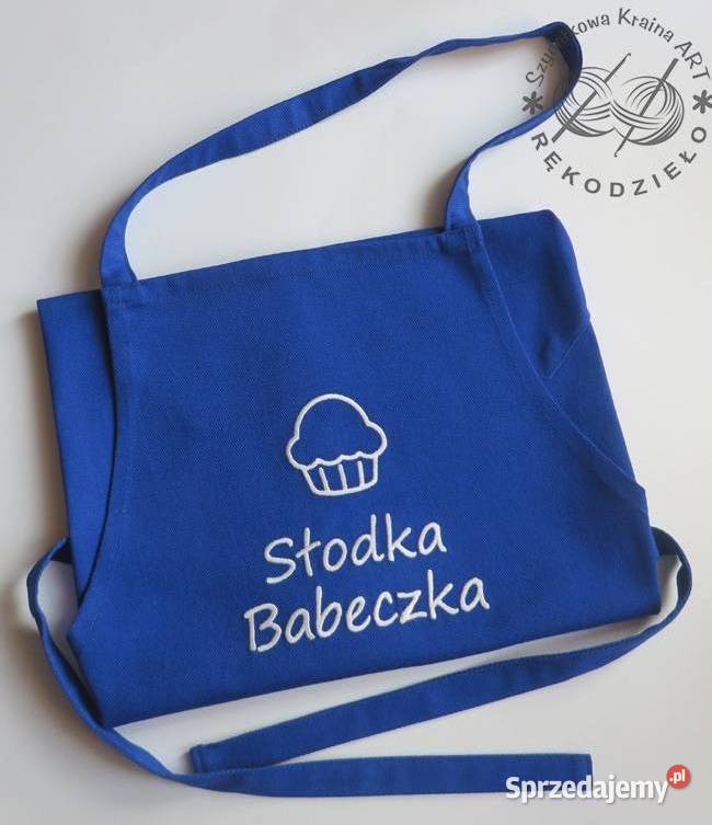 Fartuch kuchenny z HAFTEM prezent DZIEŃ KOBIET