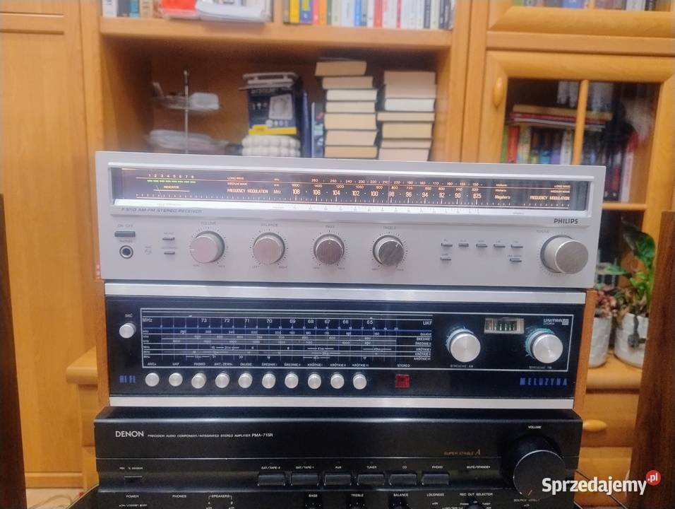 Philips receiver F5110 i wzmacniacz F4220 stan łódzkie Zduńska Wola sprzedam