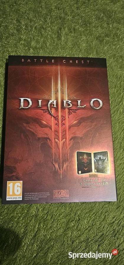 DIABLO III BATTLE CHEST z Dodatkiem okazja Szprotawa sprzedam