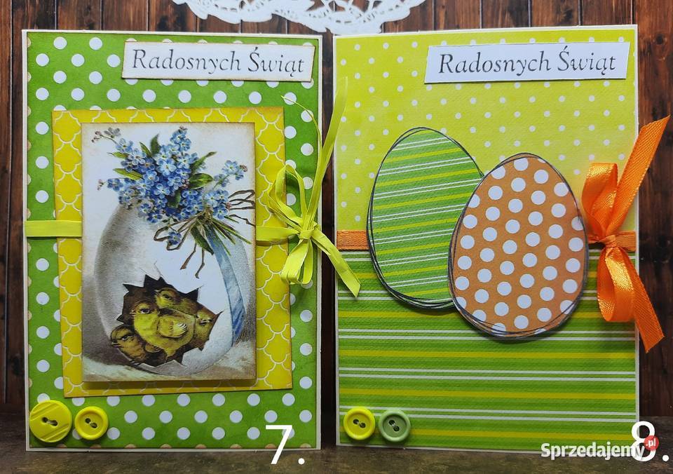 Kartki wielkanocne ręcznie robione Wielkanoc 4 małopolskie Kraków