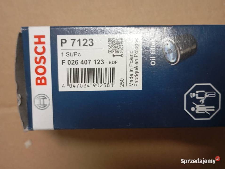 Filtr oleju Bosch F026407123 kujawsko-pomorskie Lipno