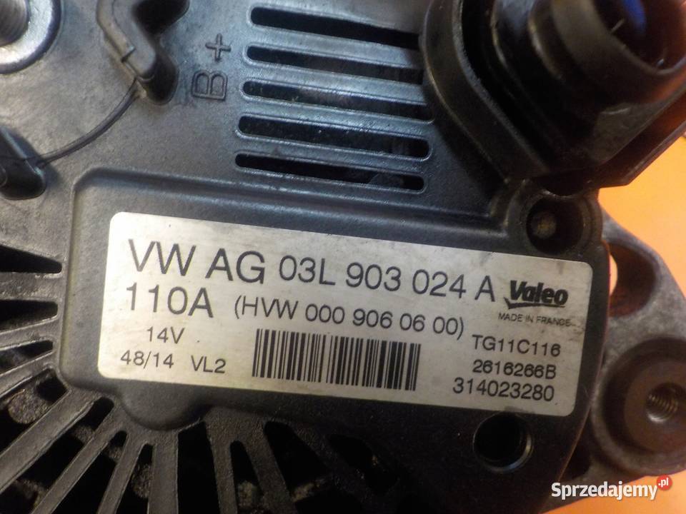 VW CRAFTER 20 TDI 15r 136 CKT alternator osobowe Suków sprzedam