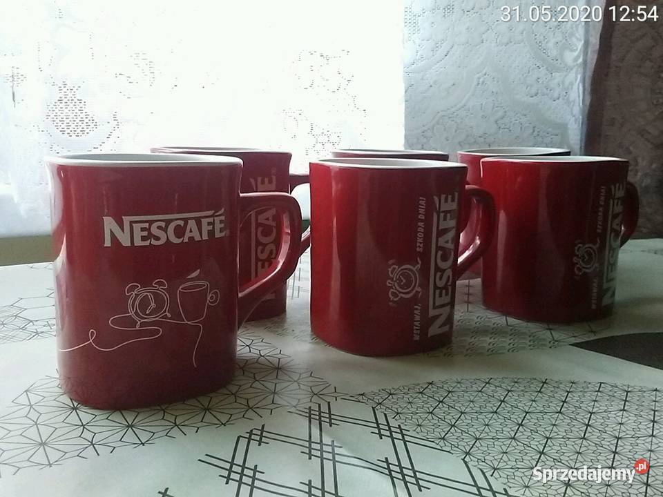 Kubki Nescafe 6sztuk 220ml lubelskie sprzedam
