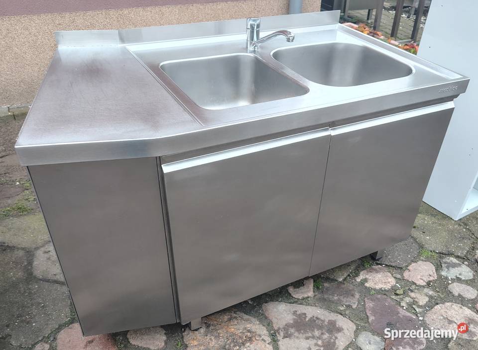 Zlew gastronomiczny 2komorowy 130x70x85 Słupia Kapitulna