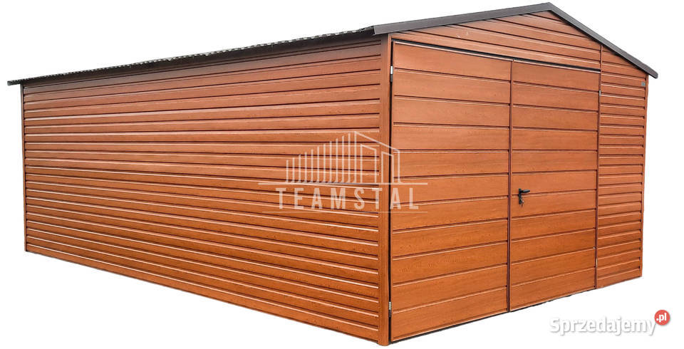 GARAŻ BLASZANY 4m x 6m dwuspad Brama jasny 24m2 Radom sprzedam