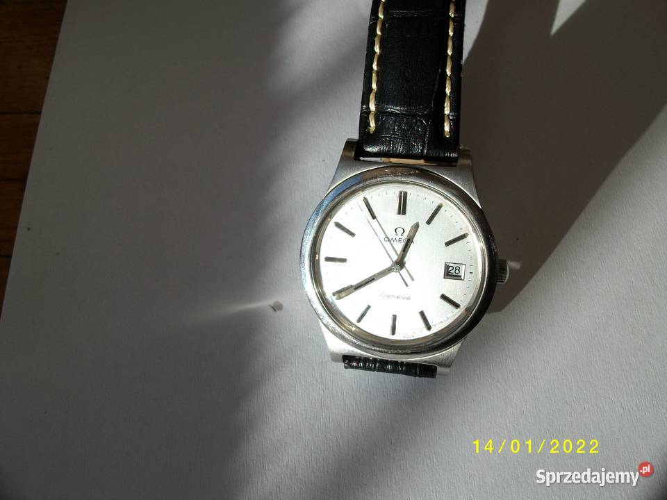 OMEGA SILVER GENEVE DATE XL męskie Potulice