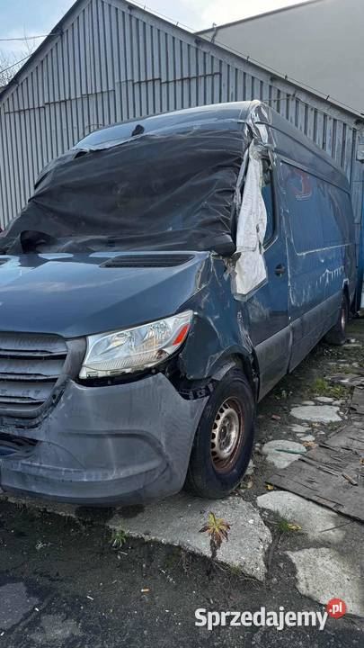 2019 Mercedes Sprinter 2500 32000 mil auto w uszkodzony Poznań