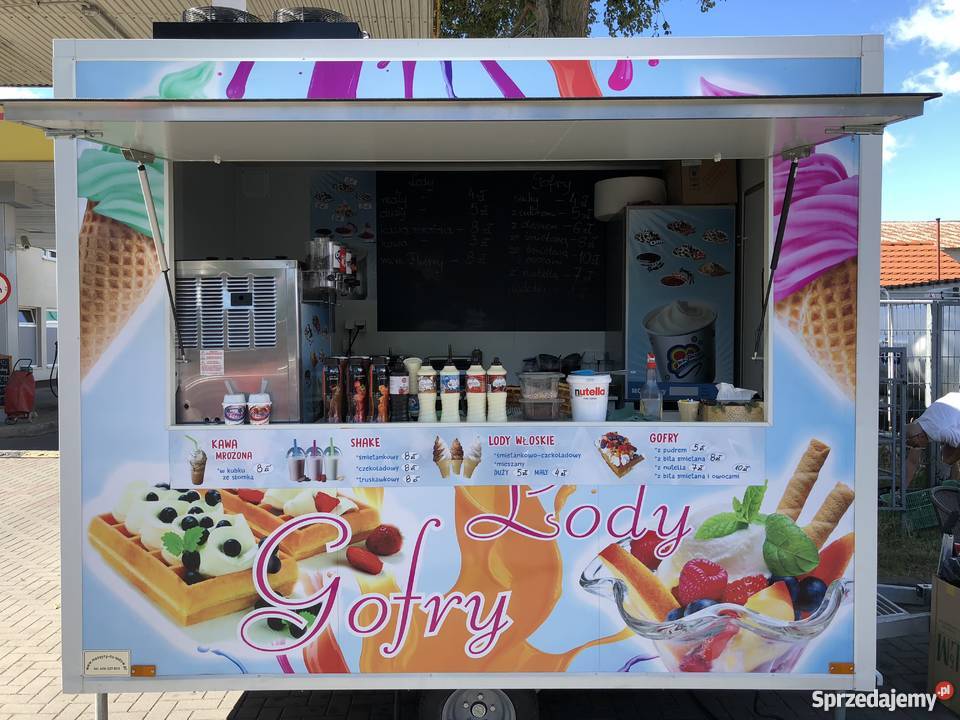 Przyczepa Gastronomiczna Maszyny Do Lodów Zielona Góra