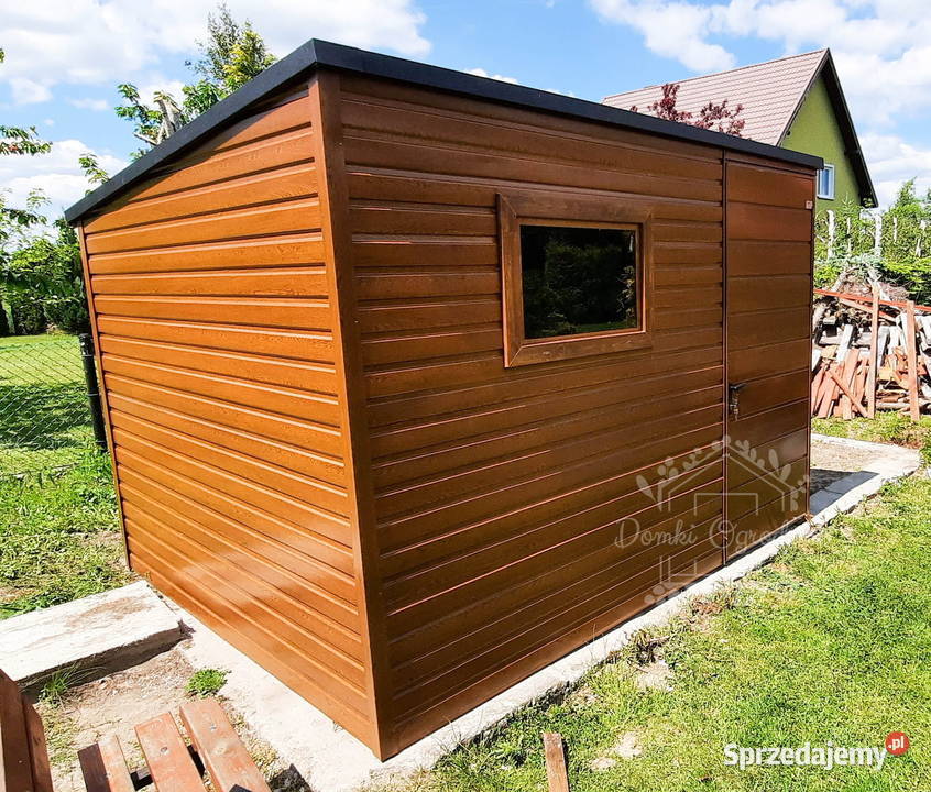 SCHOWEK DOMEK OGRODOWY 3m x 2m spad tył okno Iława sprzedam