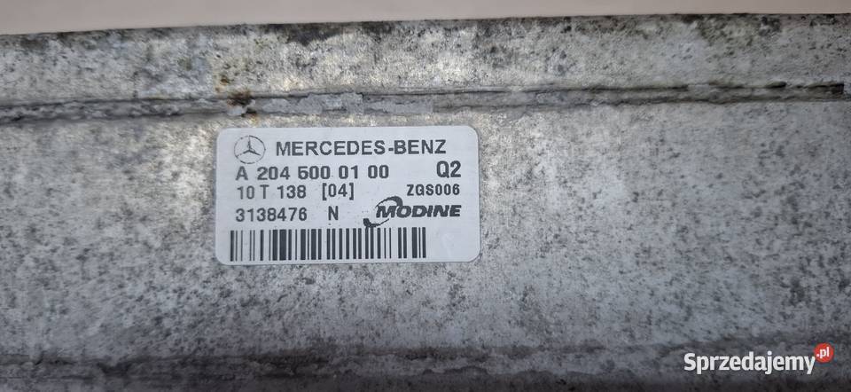 Intercooler Mercedes W204 Sandomierz sprzedam