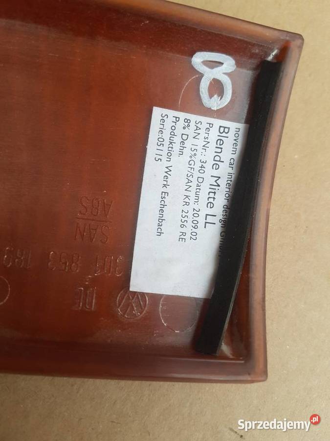 VW Phaeton listwa dekor prawy schowek pasażera Wyposażenie wnętrza Legnica