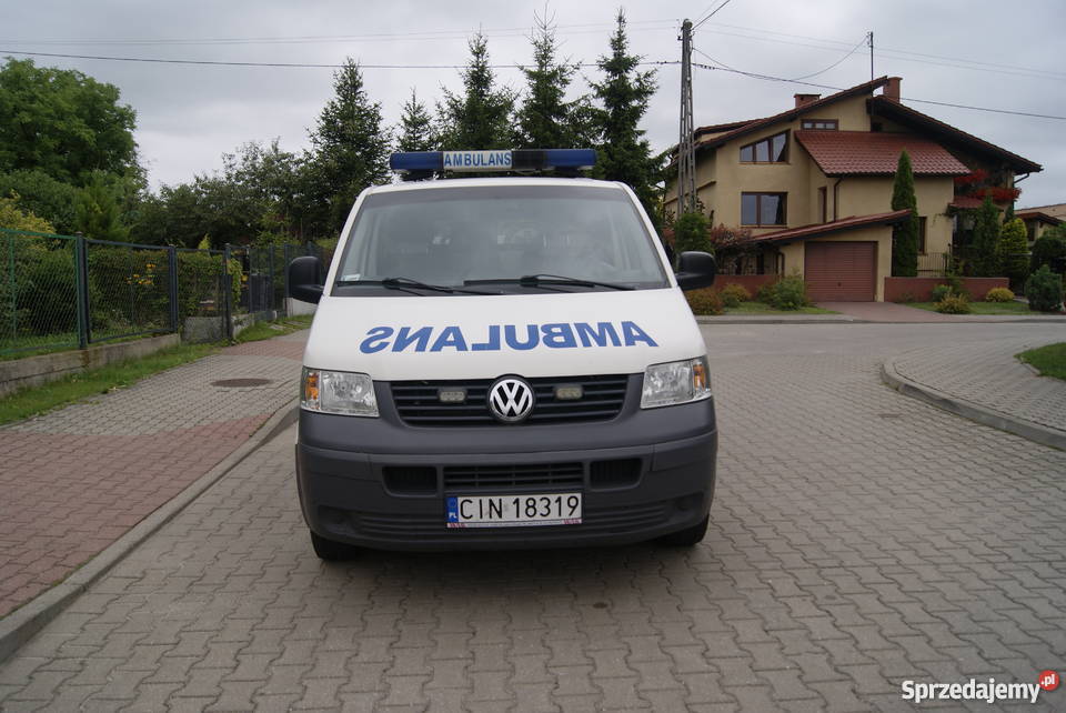 Ambulans karetka Volkswagen t5 transporter nosze Biskupiec-Kolonia Druga sprzedam