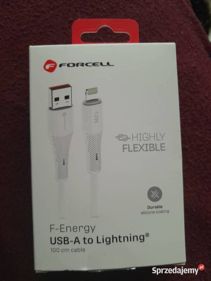 Kabel Forcell FEnergy USBC do Lightning 12W 100 Wieliczka