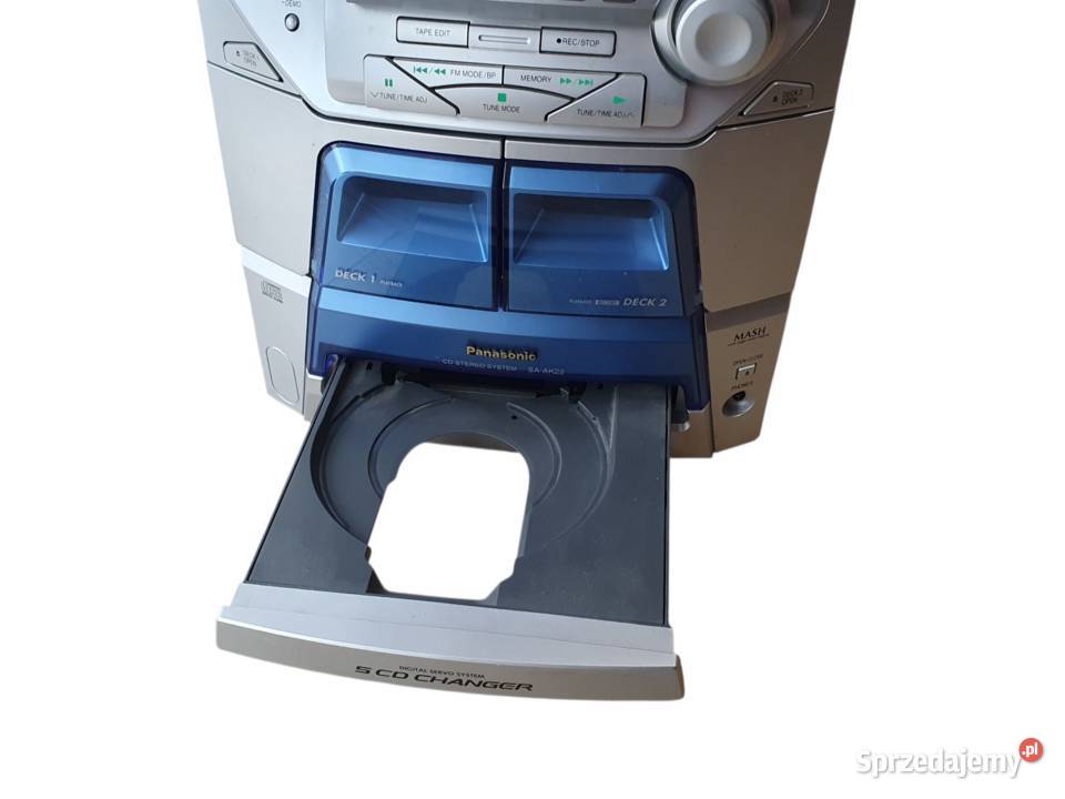 Stara wieża Panasonic SAAK22 Unikatowy zestaw Cieszyn sprzedam