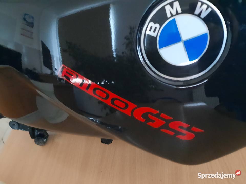 2x NAKLEJKI NA MOTOCYKL BMW R1100 GS czerwone Gaszowice