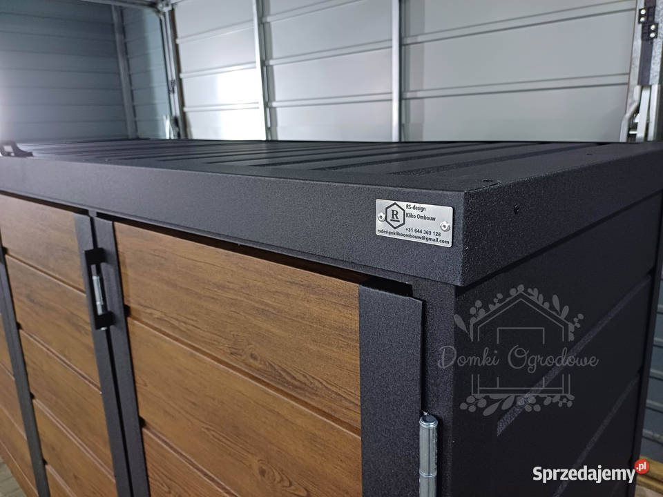 Zabudowa koszy na śmieci wiata śmietnikowa Chełm Żarski