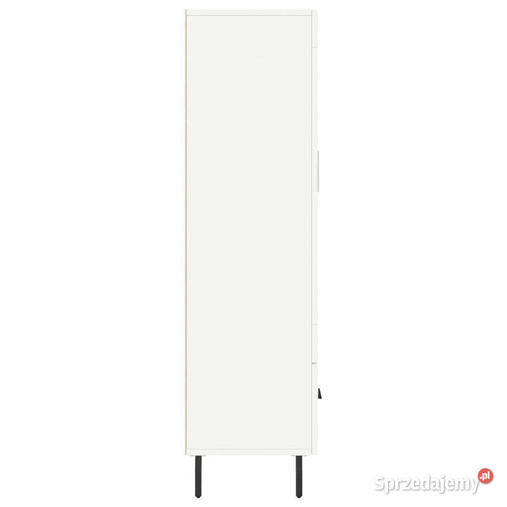 Wysoka szafka biała 695x31x115 materiał Pozostałe mazowieckie Warszawa
