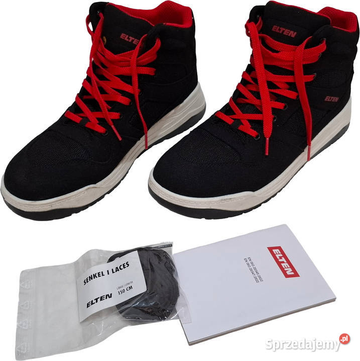 Buty robocze przemysłowe Elten Lakers black Mid Czeladź