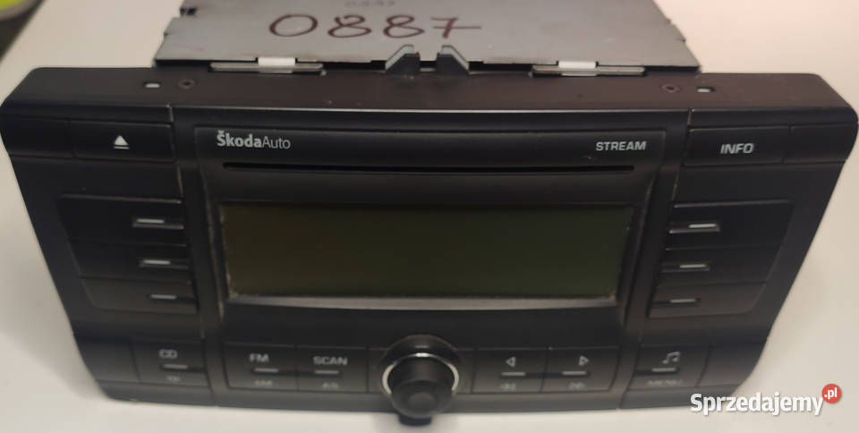 Skoda Octavia Radio Stream 1z0035161b kod Katowice