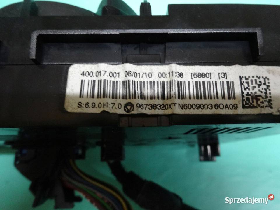PEUGEOT 3008 I 10r panel klimatyzacji 96738320XT Części samochodowe świętokrzyskie
