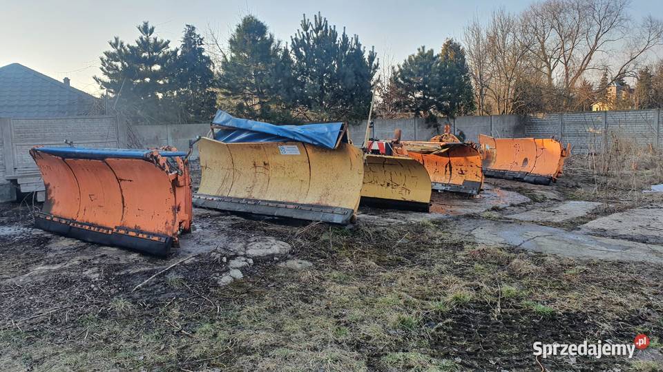 Pług do śniegu Schmidt skosowany odsnieżanie Złoczew