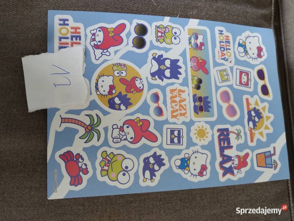 Naklejki hello kitty Siemiatycze sprzedam
