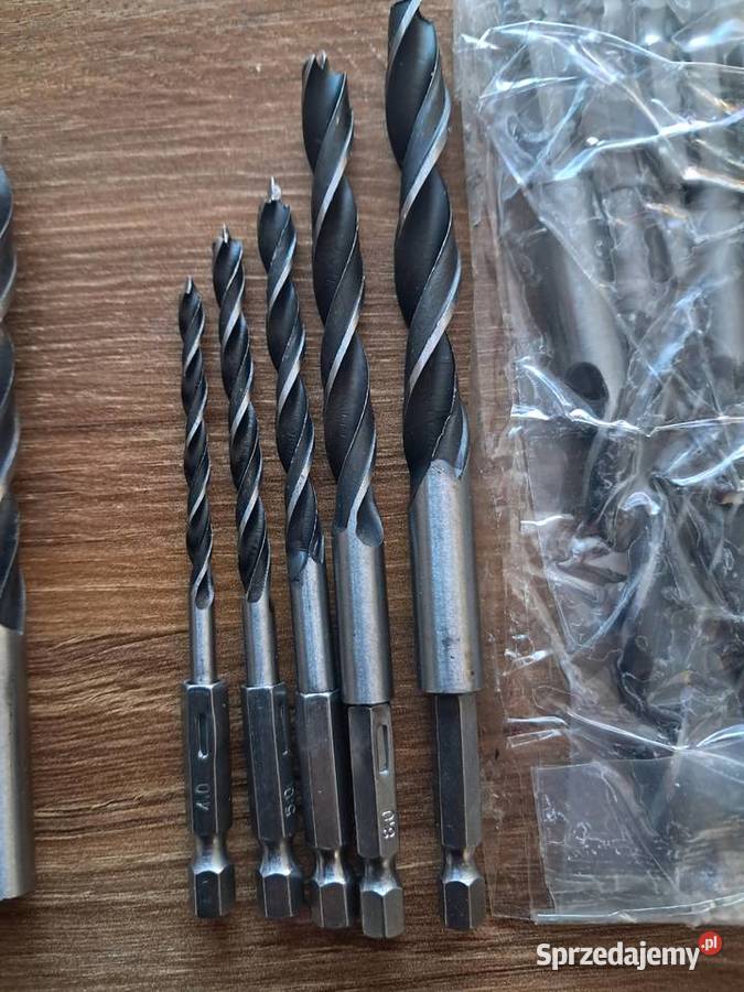 25 nowych wierteł 15 do wiertarki 10 do Sandomierz