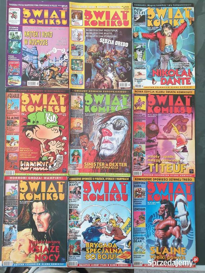 Świat Komiksu magazyn komiksowy 22 numery Egmont Polskie Gdynia sprzedam