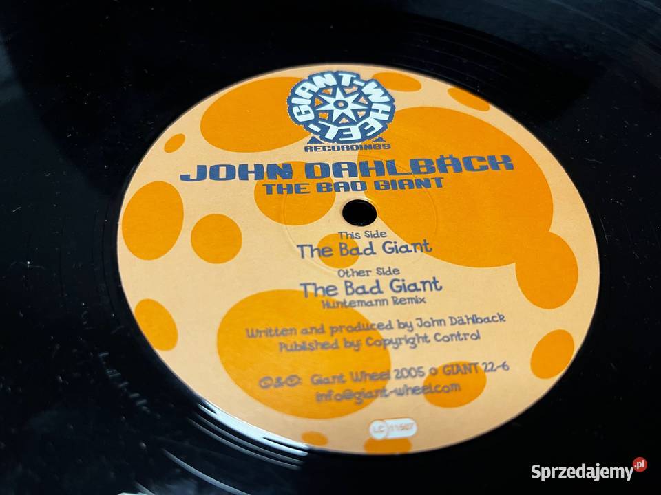 John Dahlbck The Bad Giant Electro Tech House Błażejowice sprzedam