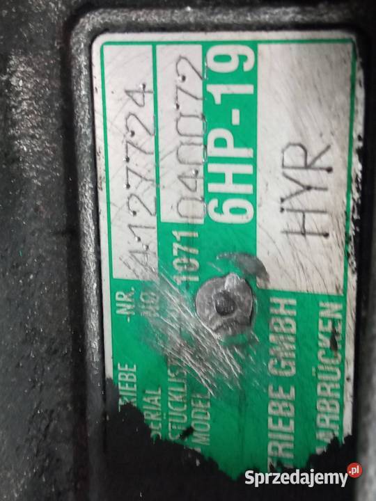 SKRZYNIA BIEGÓW AUTOMATYCZNA HYR 32 FSI QUATTRO Części samochodowe sprzedam