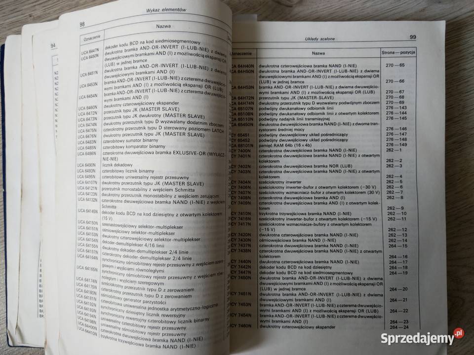 Podzespoły elektroniczne półprzewodniki Poradnik pomorskie Gdańsk sprzedam
