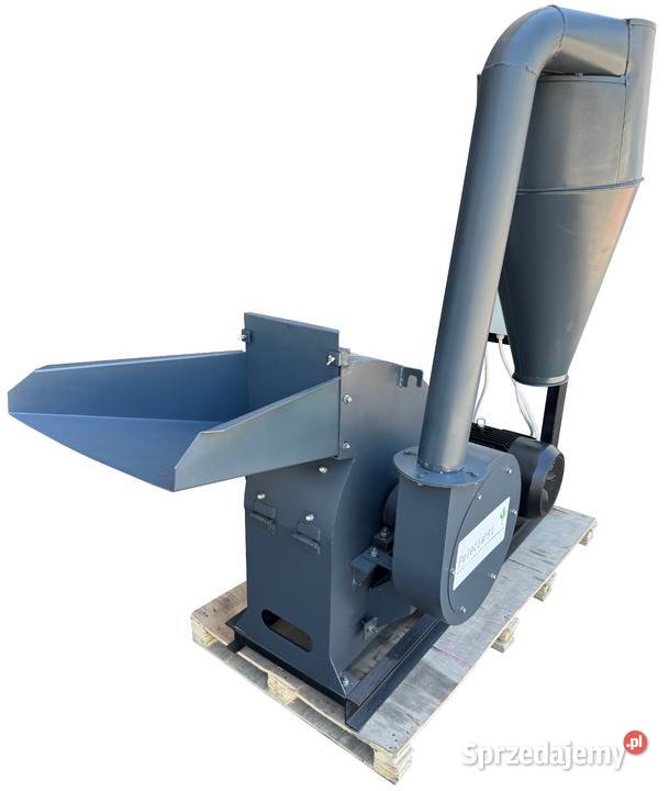 Rozdrabniacz 15 kW Śrutownik Młyn Bijakowy do nieuszkodzony Zrębice