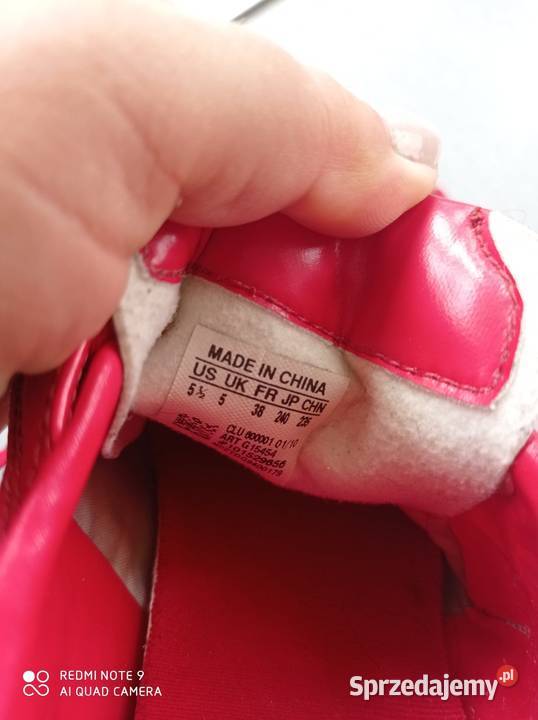 Adidas buty piłkarskie czerwone korki r38 Lubartów