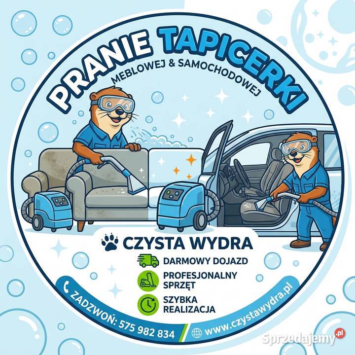 Pranie tapicerki meblowej i wykładzin Pruszków