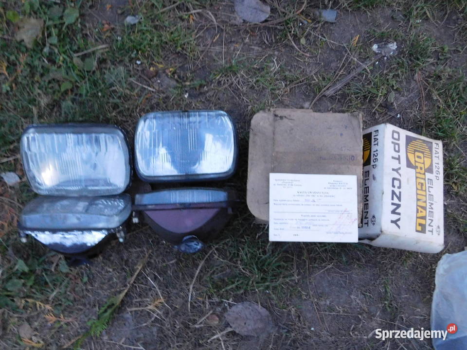 4sztuki orginalnych Lamp przód WASEMZELMOT FIAT małopolskie Kęty