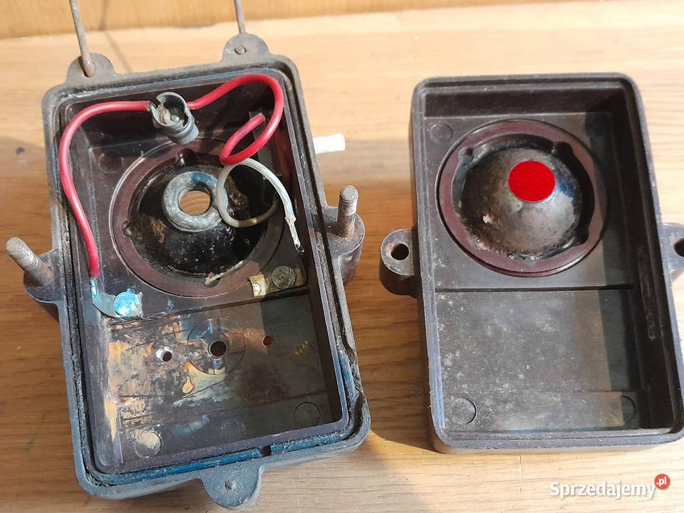 Bakelitowa lampka oświetlenie wozu konnego Dąbrowa Górnicza