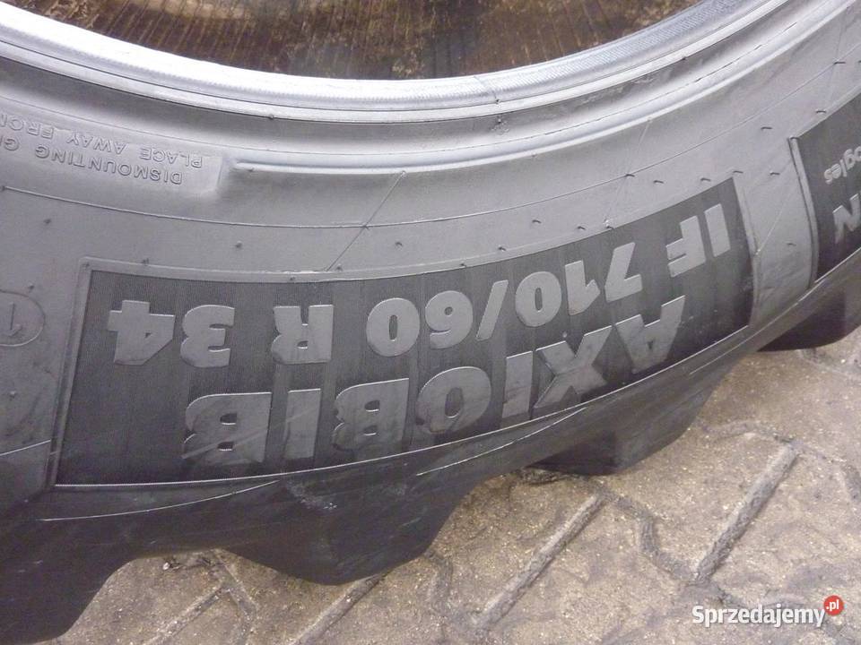 Opona używana rolnicza 71060R34 MICHELIN AXIO Zaścianki