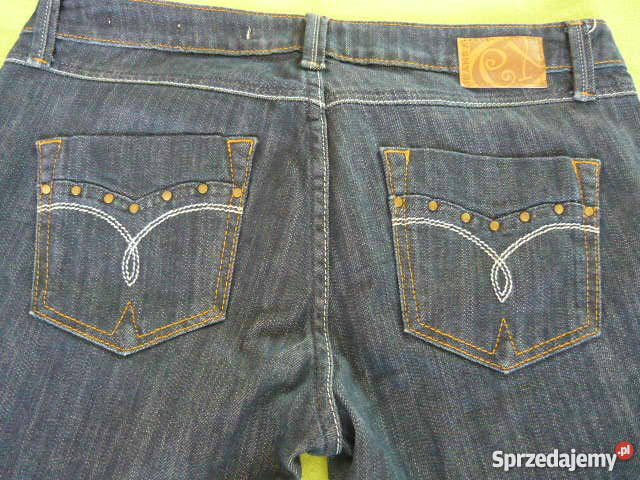 Spodnie Jeans granatowe Spodnie Myszków sprzedam