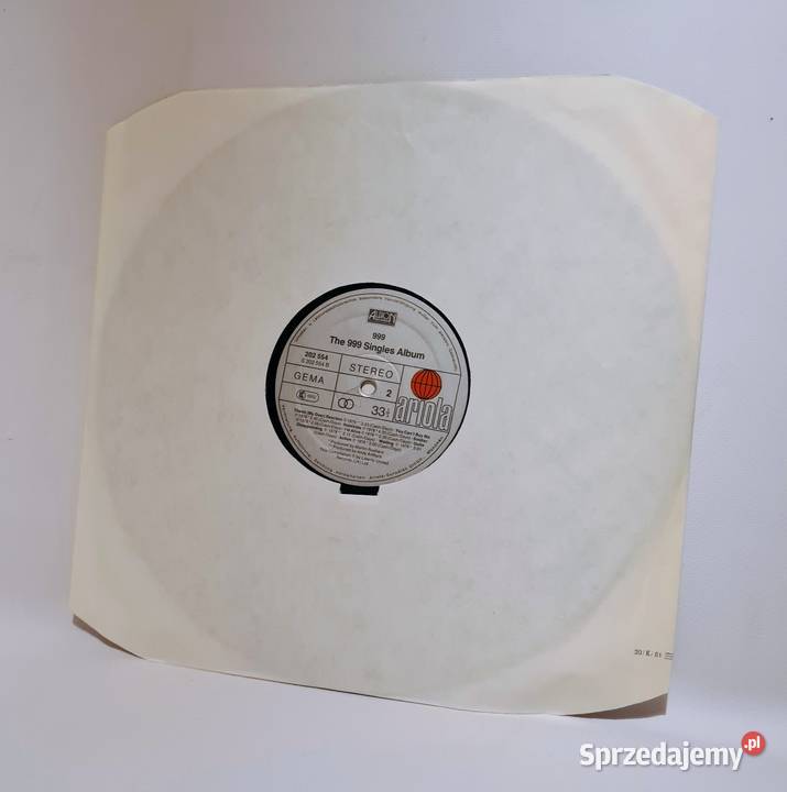999 The 999 Singles Album LP 1980 Ariola Germany Koszalin