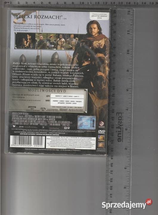 Królestwo Niebieskie Orlando Bloom DVD Pruszków