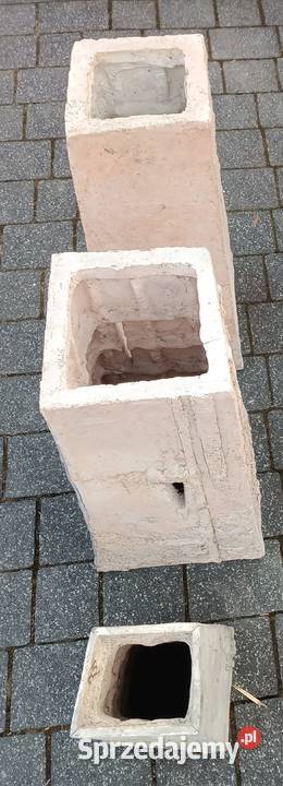 Komin donica ozdoba betonowa do ogrodu