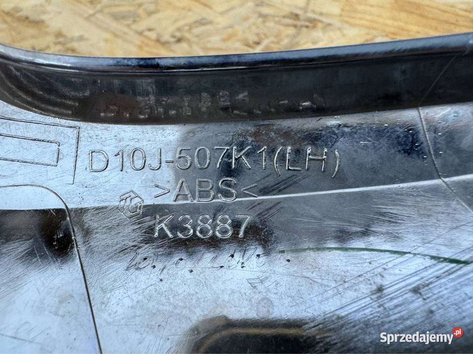 Listwa chrom grilla zderzaka przód lewy LH Mazda Sieraków