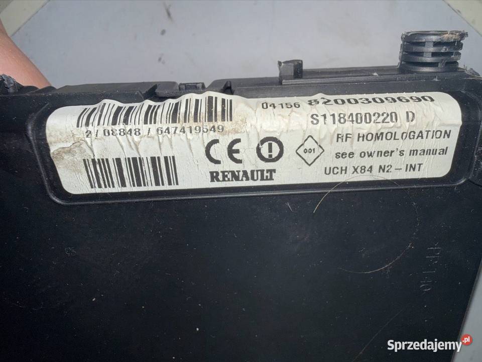 Moduł sterownik Renault Megane Scenic 8200309690 osobowe Ostrów Wielkopolski sprzedam