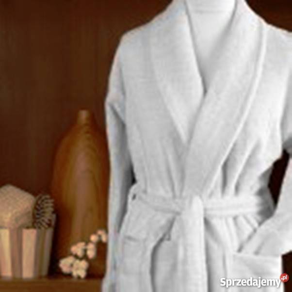 Szlafrok szalowy frote czysta bawełna Warszawa