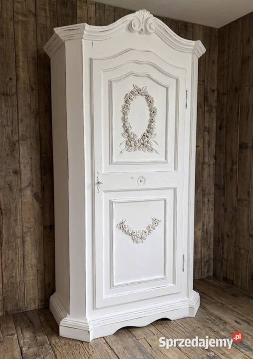 Szafa jednodrzwiowa wąska drewniana shabby lubuskie