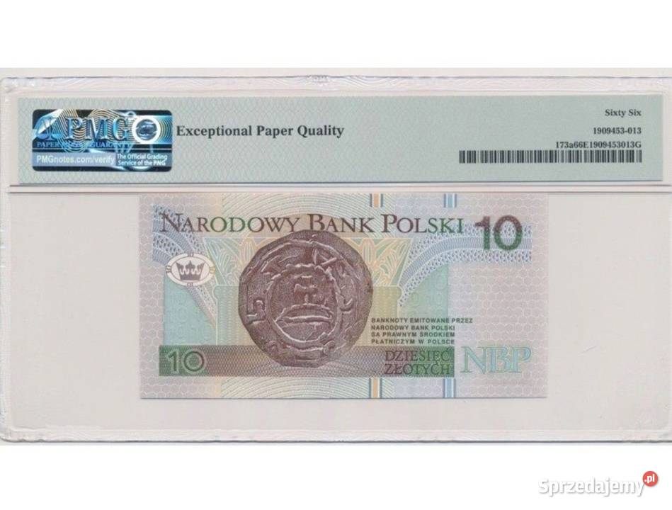 10 złotych z 1994 seria AA 0013792 Kraków