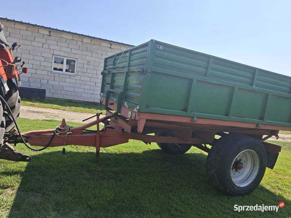 Przyczepa jednoosiowa z wywrotem nieuszkodzony