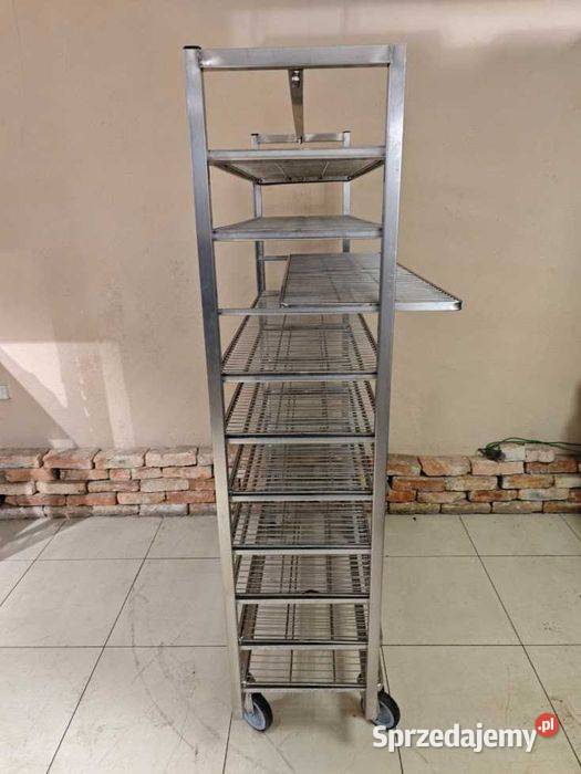 Solidny wózek do studzenia pieczywa 127x40x180 Góra