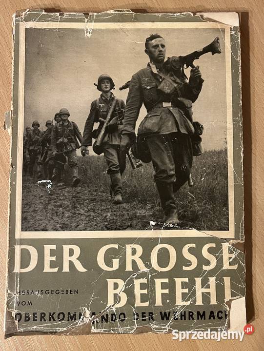 Książka niemiecka 1941 Der Grosse Befhl mazowieckie Warszawa