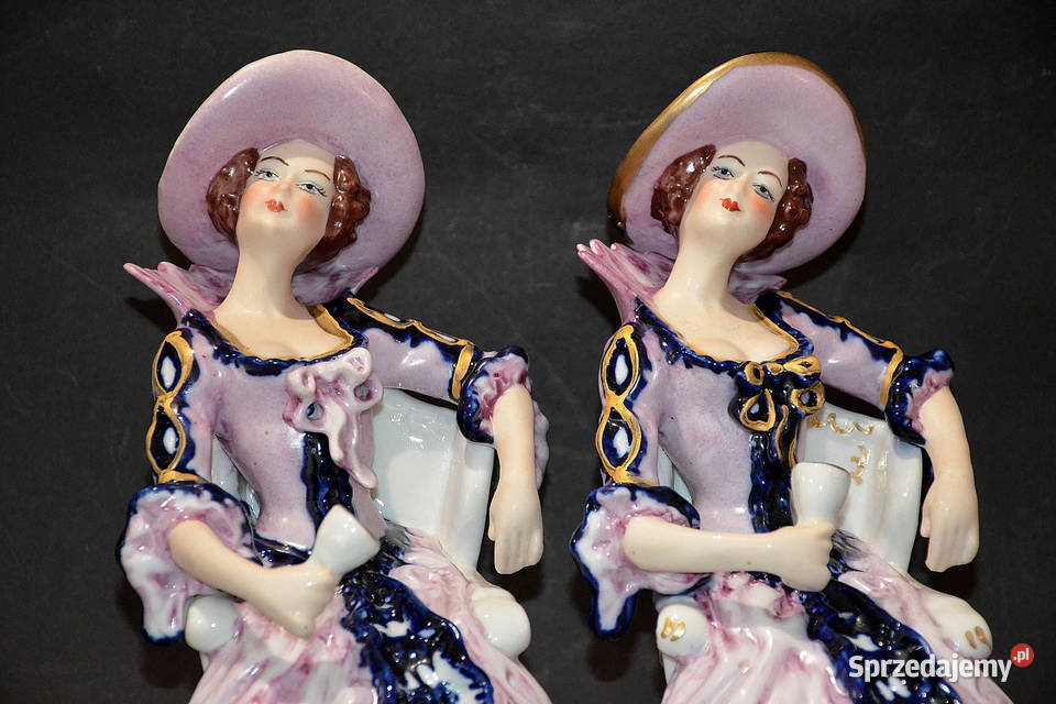 Roceram porcelana figurka Markiza do kolekcji ok wielkopolskie Środa Wielkopolska